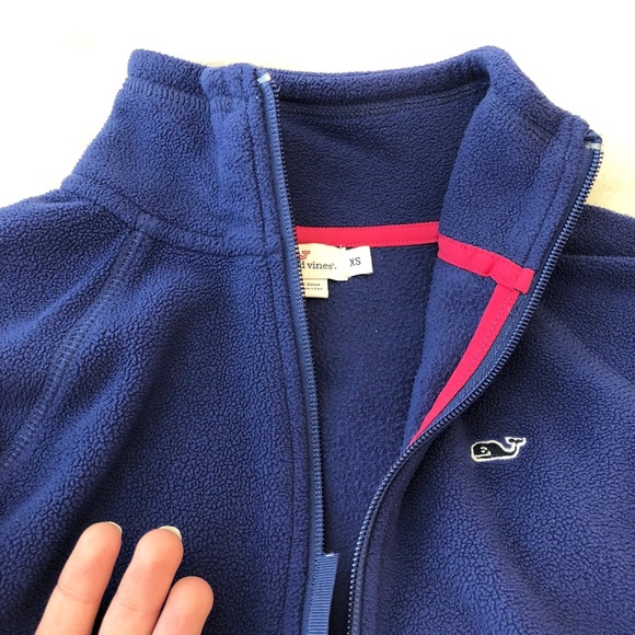 {Vineyard Vines} Blue Fleece Pullover - Picture 4 of 4